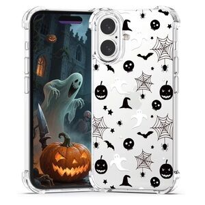 NIP Halloween Themed Clear IPhone 16 Plus Case